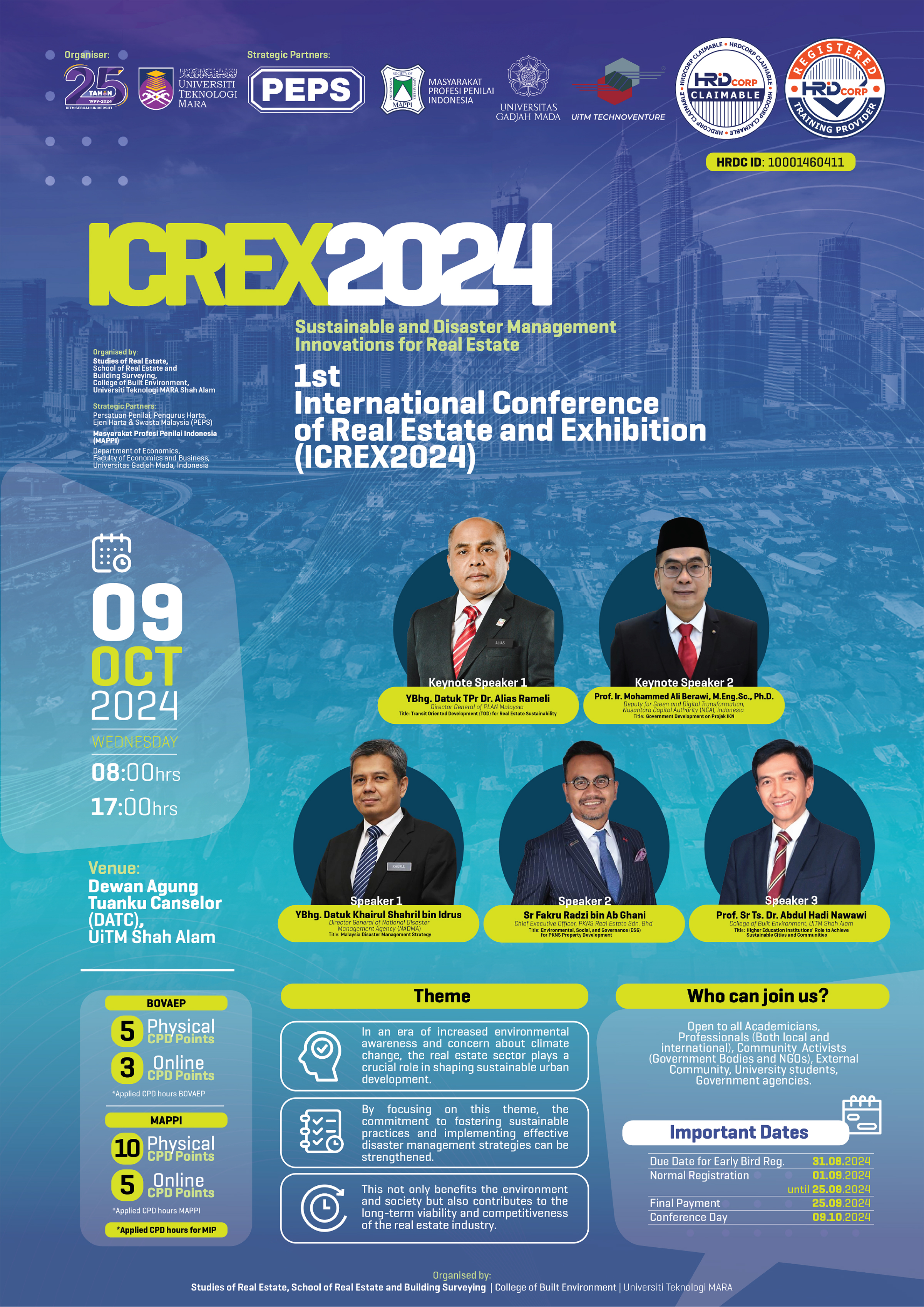 1st INTERNATIONAL CONFERENCE OF REAL ESTATE & EXHIBITION (ICREX)