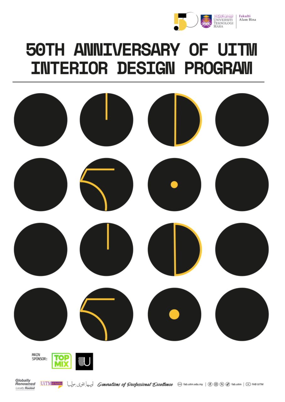 ID50 marks the 50th Anniversary of the Department of Interior Architecture at UiTM