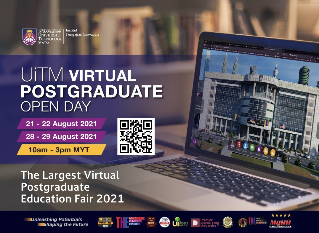 UiTM VIRTUAL POSTGRADUATE OPEN DAY